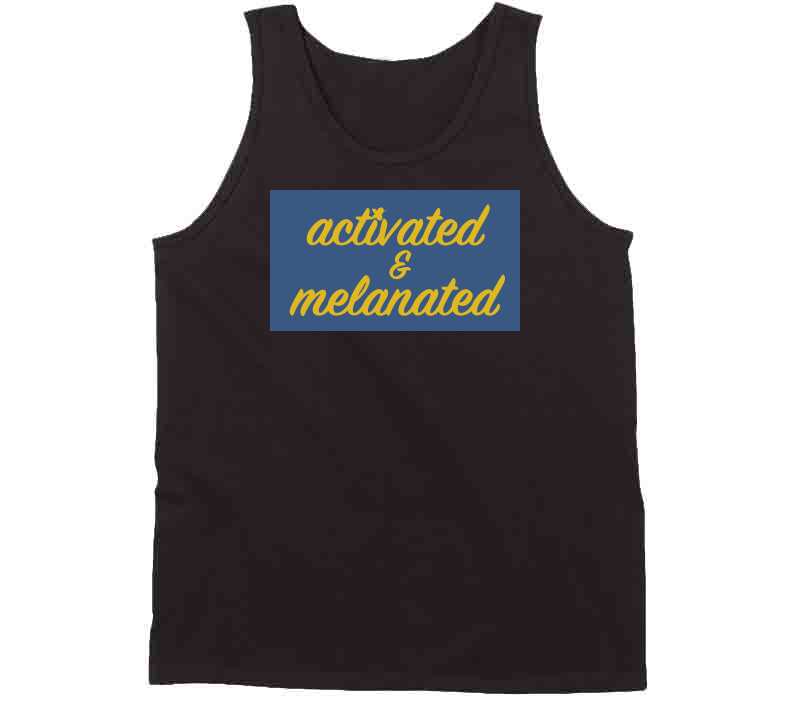 Activated And Melanated Blu Gold Tee T Shirt